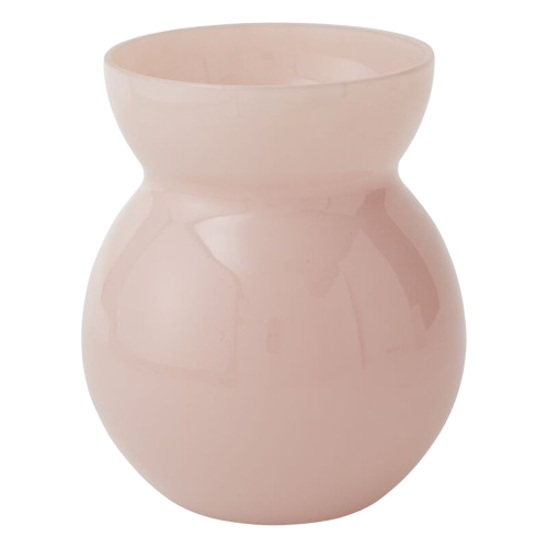 Glenna Vase 6.75"x8", Large, Pink