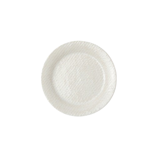 Vivienne, Cream Patine Raffia Salad/Dessert Plate, Individual