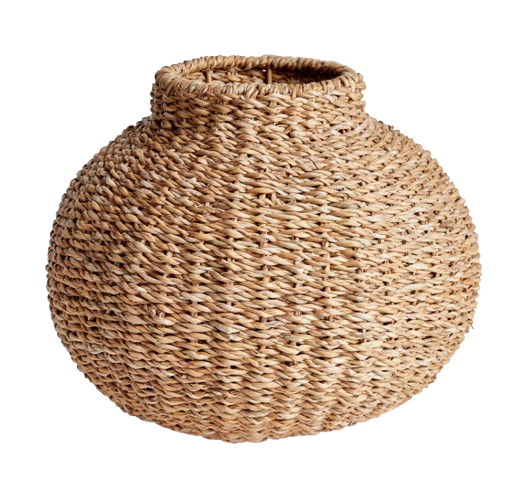 Seagrass Round Vase