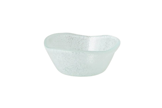 Glass Dipping Bowl, White