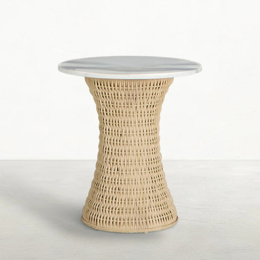 Marina Wicker Side Table