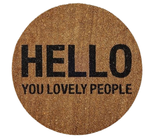 Hello Lovely Door Mat