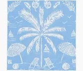 Palms and Parasols Cocktail Napkin