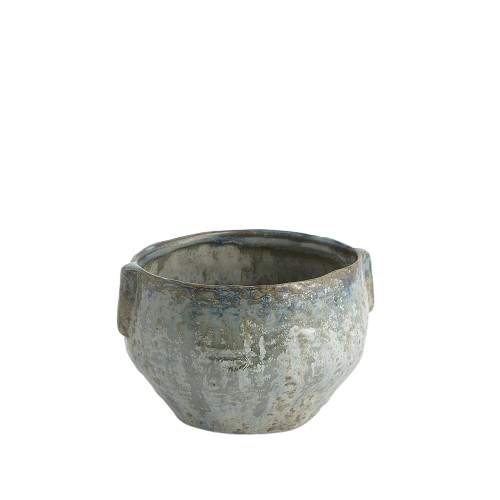 Pinch Pot Planter-Reactive Seafoam-Sm