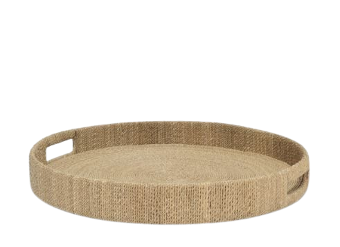 Natural Monarch Round Tray - Large