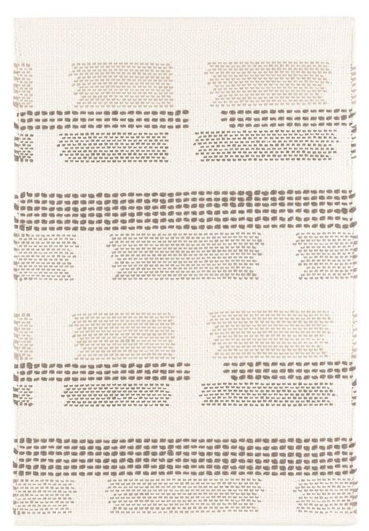 Tread Lightly Grey Handwoven Cotton Rug